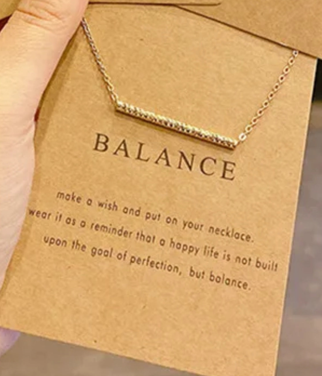Balance Necklace (gold)