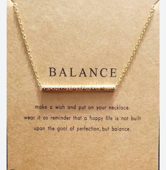 Balance Necklace (gold)
