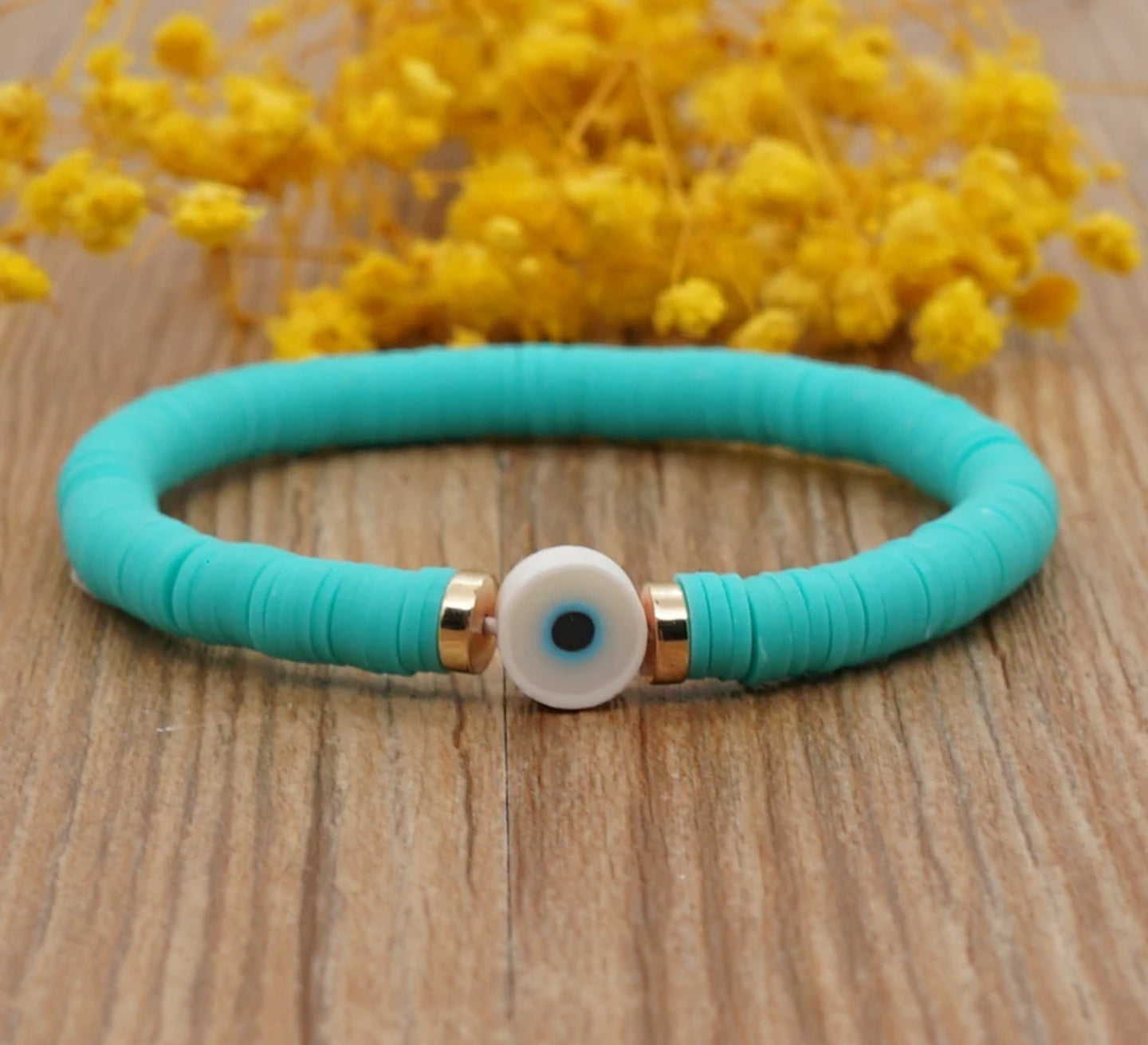 Evil Eye Clay Bracelets