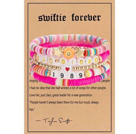 Taylor Swift Friendship Bracelets (pink set)