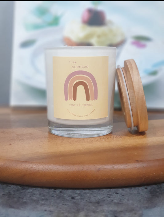 Vanilla Caramel Candle with lid