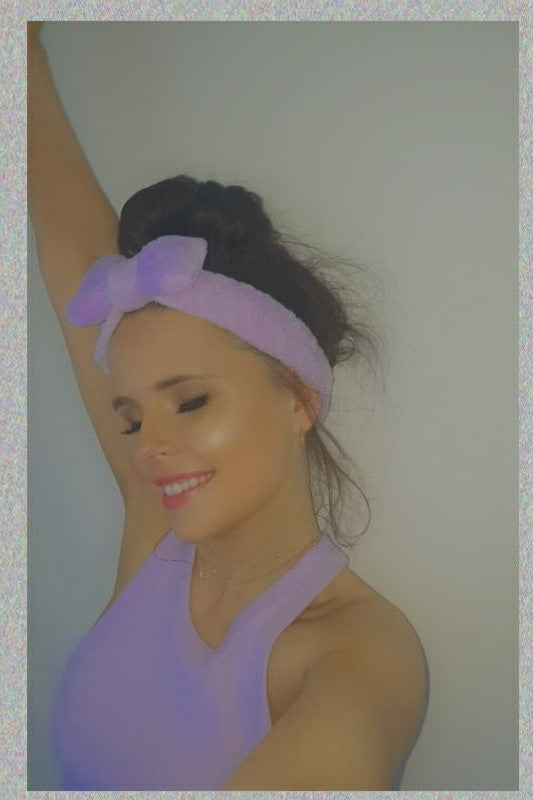 Minnie Bow Micro Fibre Headband