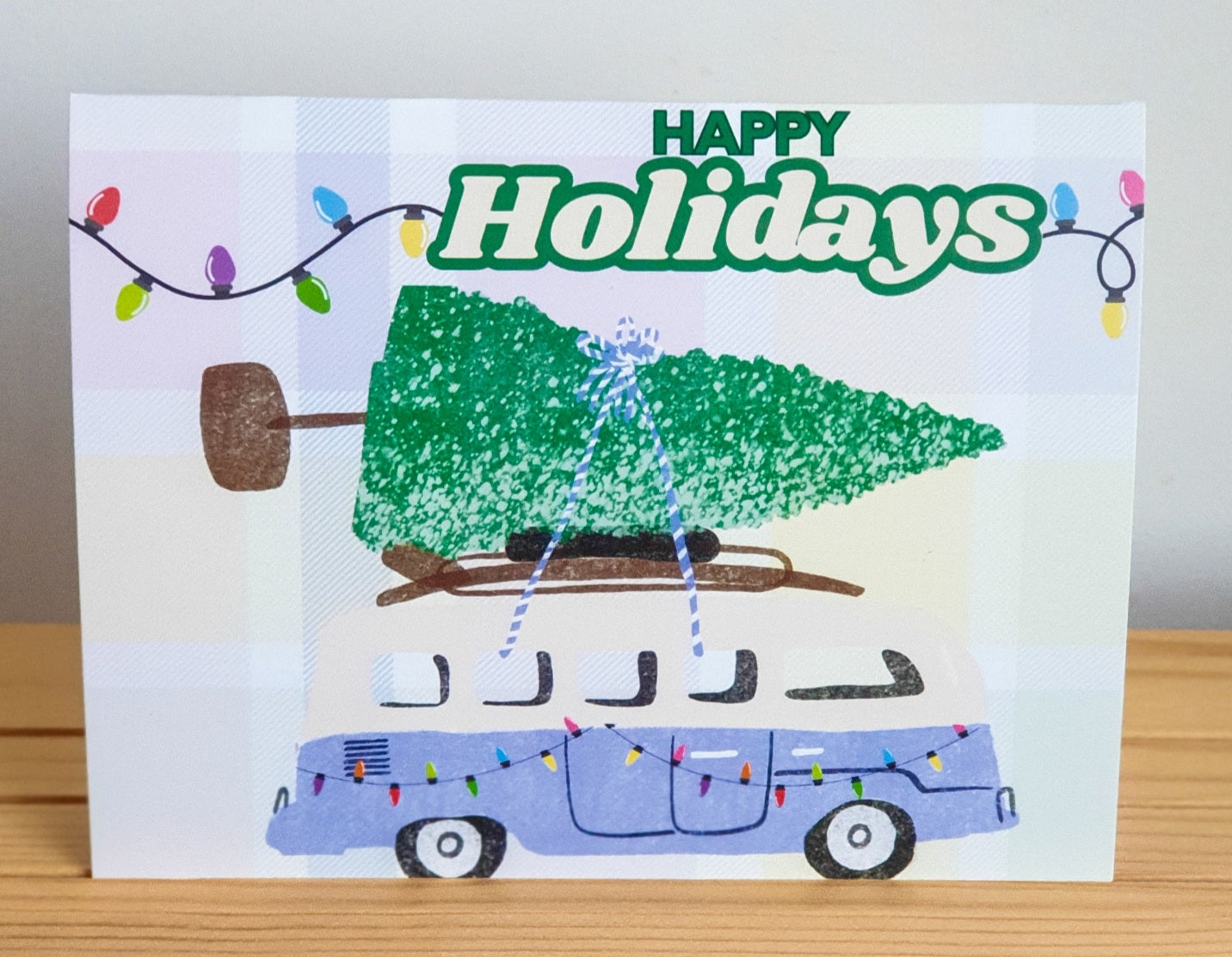 Christmas Cards Kombi Van